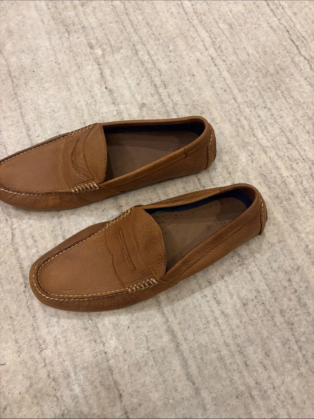 Polo by Ralph Lauren Tan Leather Penny Loafers